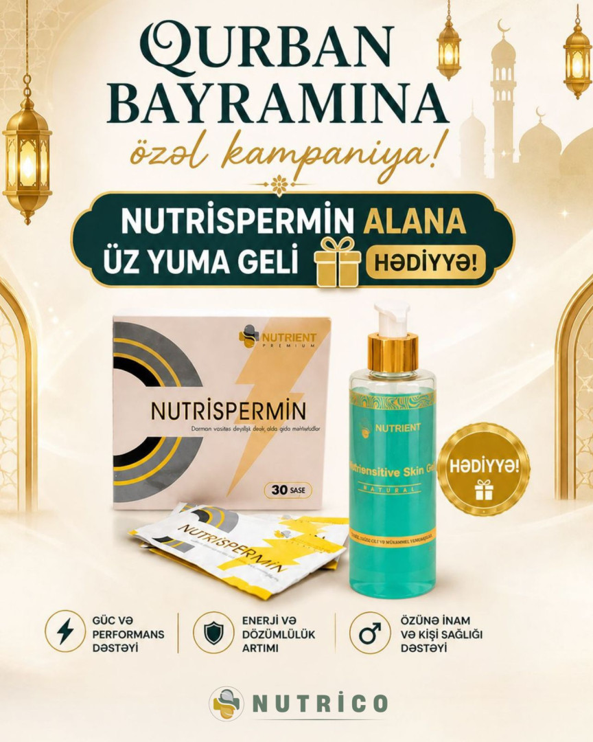 Qurban Bayramına özəl kampaniya fürsətindən yararlanın! Xüsusi endirimlərlə alışınızı daha sərfəli qiymətlərlə əldə edin.